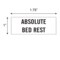 Nevs Printed Chart Tape - Absolute Bed Rest NT-1 - alternate 2